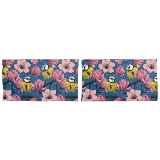 Housse D'oreillers Heure du printemps (devant-Set)