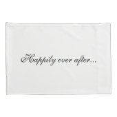 Housse D'oreillers Heureusement pour toujours… (Dos-Droit)