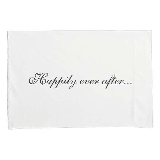 Housse D'oreillers Heureusement pour toujours… (devant-Droit)