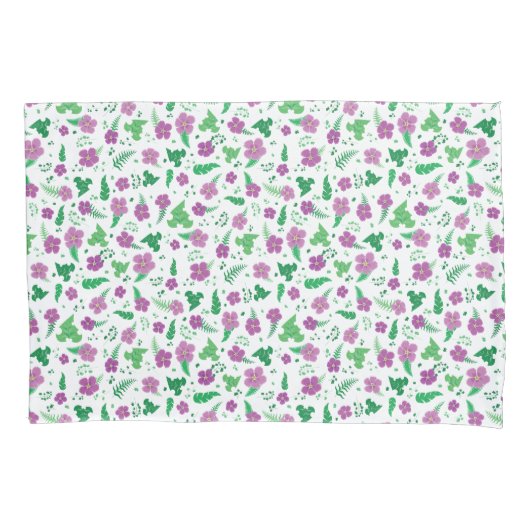 Housse D'oreillers Hibiscus pourpre (devant)