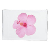 Housse D'oreillers Hibiscus rose Fleur tropicale (Dos)