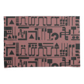 Housse D'oreillers Hiéroglyphes Aliens (devant-Droit)