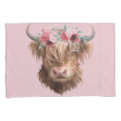 Housse D'oreillers Highland Cow (devant-Droit)