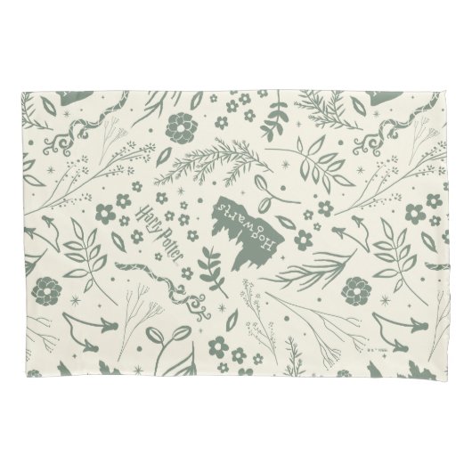 Housse D'oreillers HOGWARTS™ Herbologie Motif magique (devant)