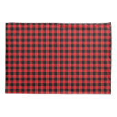 Housse D'oreillers Holiday Buffalo Plaid Pillowcase Pair (Dos-gauche)