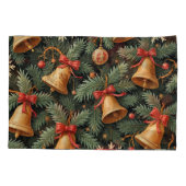 Housse D'oreillers Holiday Christmas Bells Pattern, (Dos)