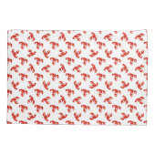 Housse D'oreillers Homards rouges mignons (Dos-gauche)