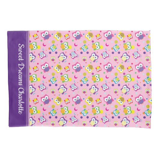 Housse D'oreillers Hoot Owl Woodland Wild Animal (devant)