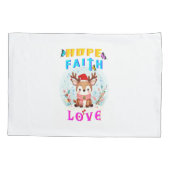Housse D'oreillers Hope Faith Love (Dos-gauche)