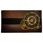Housse D'oreillers Horloge Steampunk avec des engrenages anciens (devant-Droit)