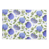 Housse D'oreillers Hortensias bleus (Dos)