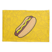 Housse D'oreillers Hotdog (Dos)