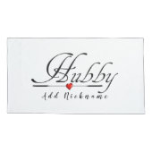 Housse D'oreillers Hubby Love (Mari) (Dos)