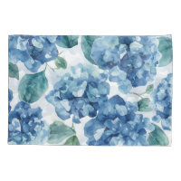 Hydrangea Blues | Motif Fleur Fleurie Aquarelle