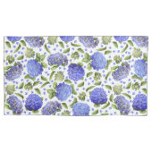 Housse D'oreillers Hydrangeas Bleus Motif Partout (devant-gauche)