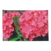 Housse D'oreillers Hydrangée rose (Dos-Droit)