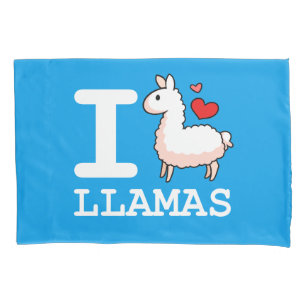 Housse D'oreillers I lamas de lama