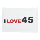 Housse D'oreillers I Love 45 (Dos)