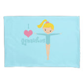 Housse D'oreillers I Love Gymnastique (devant)