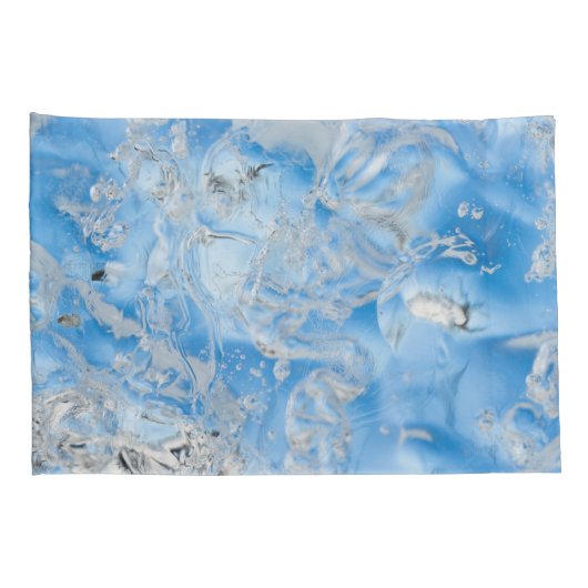 Housse D'oreillers Iceberg bleu cool (Dos-Droit)