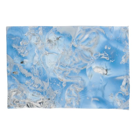 Housse D'oreillers Iceberg bleu cool (devant-gauche)