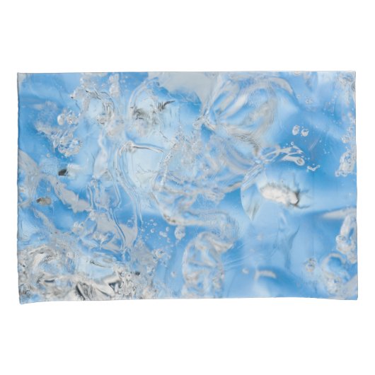 Housse D'oreillers Iceberg bleu cool (devant-Droit)