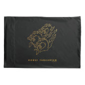 Housse D'oreillers Icône de la maison Targaryen (Dos)