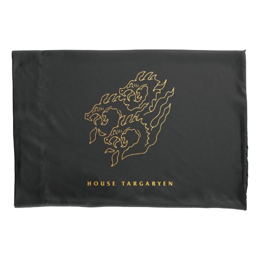 Housse D'oreillers Icône de la maison Targaryen (devant)