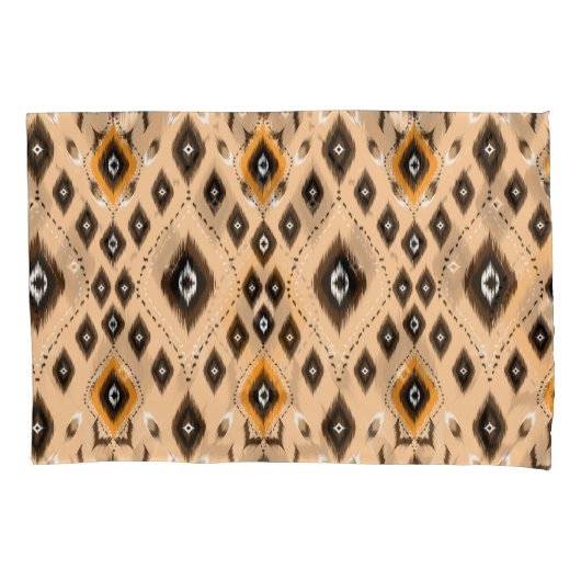 Housse D'oreillers Ikat Ethnic Geometry Folklore Motif (devant)