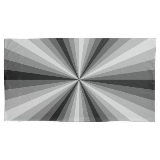 Housse D'oreillers Illusion optique Coque Coussin noir (devant)