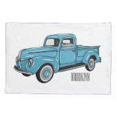 Housse D'oreillers Illustration classique de la caricature pour camio (Dos)