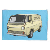 Housse D'oreillers Illustration classique de van (Dos)