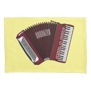 Housse D'oreillers Illustration d'accordion