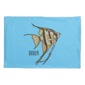 Housse D'oreillers Illustration d'angelfish (Dos)