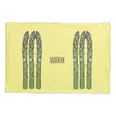Housse D'oreillers Illustration d'Asparagus (Dos)