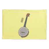 Housse D'oreillers Illustration de Banjo (Dos)