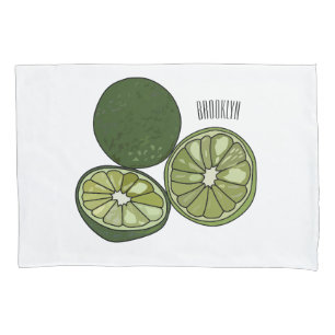 Housse D'oreillers Illustration de chaux Kaffir