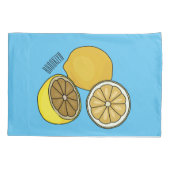 Housse D'oreillers Illustration de citron (Dos)