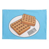 Housse D'oreillers Illustration de gaufre (Dos)