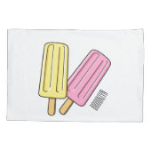 Housse D'oreillers Illustration de Ice pop (Dos)