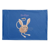 Housse D'oreillers Illustration de jerboa aux longues oreilles (Dos)