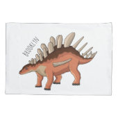 Housse D'oreillers Illustration de Kentrosaurus (Dos)