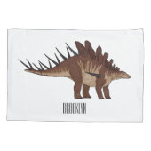 Housse D'oreillers Illustration de Kentrosaurus (Dos)