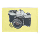 Housse D'oreillers Illustration de la caméra (devant)