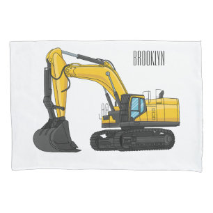 Housse D'oreillers Illustration de la pelle Crawler