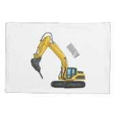 Housse D'oreillers Illustration de la pelle de rupture (Dos)