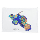 Housse D'oreillers Illustration de Mandarinfish (Dos)