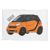 Housse D'oreillers Illustration de micro-voiture (Dos)