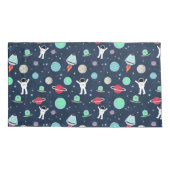 Housse D'oreillers illustration de motif spatial (Dos)