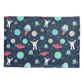 Housse D'oreillers Illustration de motif spatial (Dos-gauche)